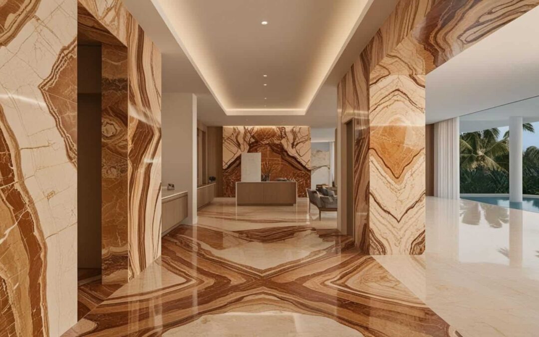 The Use of Exotic Marble in Luxury Villas & Mansions